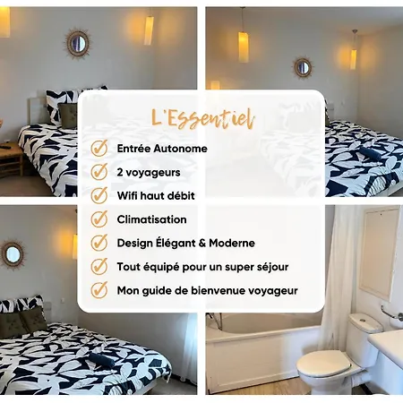 Apartament L'essentiel - Gare - Climatisation - Proche Du Centre Lourdes